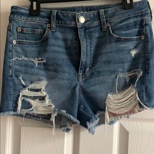 American Eagle High-Rise Shortie Shorts